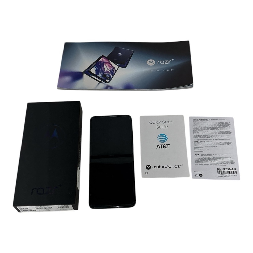motorola razr 2024 USB Type-C XT2451-2
12+256GB Midnight Blue foldable phone - Picture 5 of 17